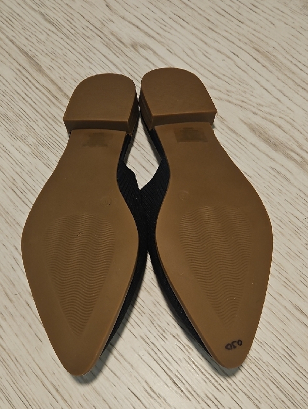 Seven New York Black Knit Pointed Slip-On Mules Size 10,  Like New!! - Picture 6 of 12